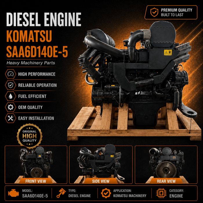 Двигатель Komatsu SAA6D140E-5