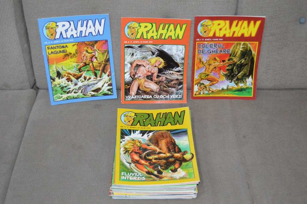 Colectie reviste RAHAN in limba romana - incompleta.