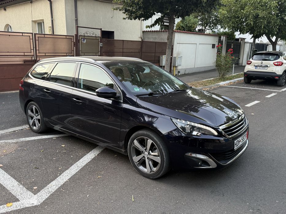 Peugeot 308 2017 2.0 l diesel 150 cp euro 6 automat Led navi camera marsalier jante 17’ km absolut reali dovediti cu factur carte de service completa