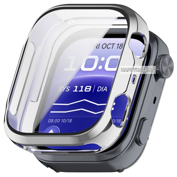 Huawei Watch D3 / 360° Мек силиконов кейс с вграден протектор за екран