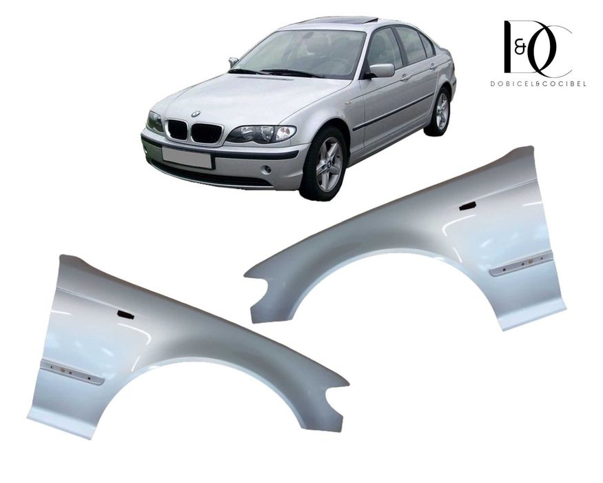 Aripa fata BMW E46 Sedan+Touring 01-05 Facelift Argintiu Titansilver
