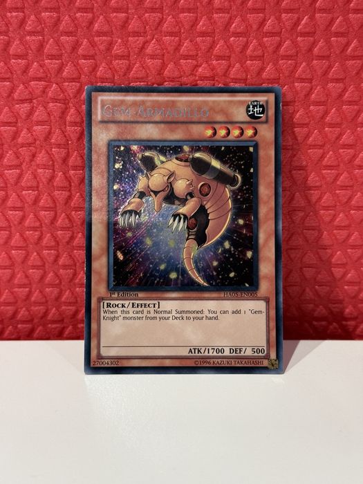 Yu-Gi-Oh Gem-Armadillo 1st Edition HA05 (Holo / Near Mint)