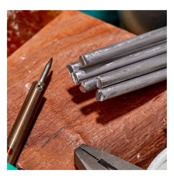 Припой пруток ПОС-40, Ø8мм, длина 400мм, ГОСТ 21/93/1/-76