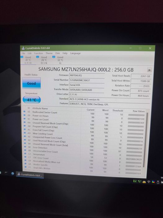 SSD samsung pm871b
