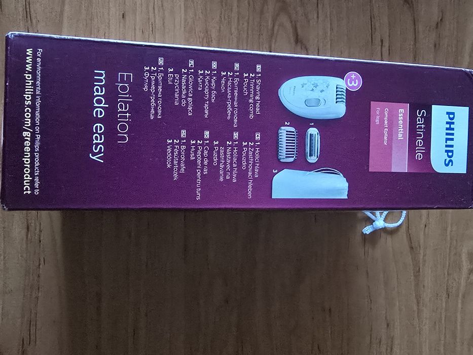 Епилатор Philips Satinelle HP6423/00, 21 Диска, 2 Скорости, Бръснеща г