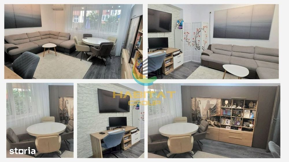 Apartament 3 camere cu curte proprie de 33 mp Metrou Dimitrie Leonida!