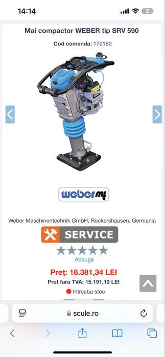 Mai compactor Weber SRV 590 2