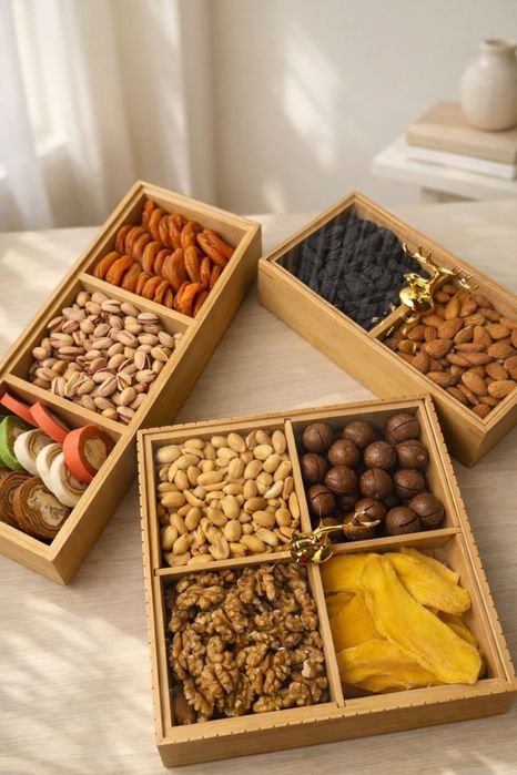 Подарочные боксы с сухофруктами Сухофрукты Алматы Подарки