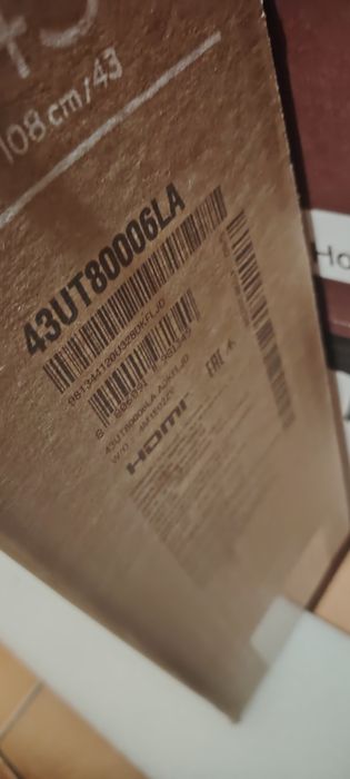 Телевизор lg  4k 43  д 109 см оригинал