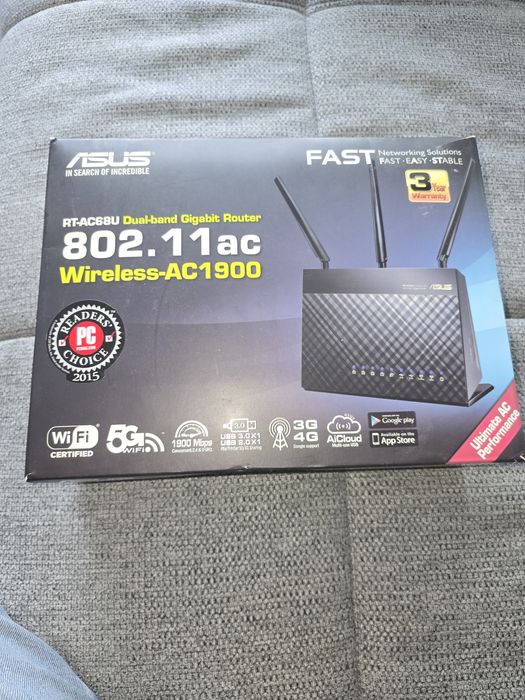 Рутер ASUS RT-AC68U 802.11 ac Wireless-AC1900
