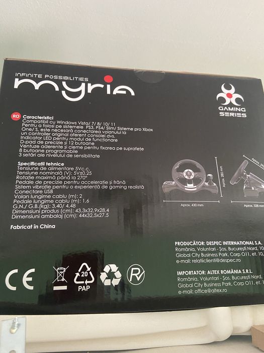 Vand ps4 modat si volan myria
