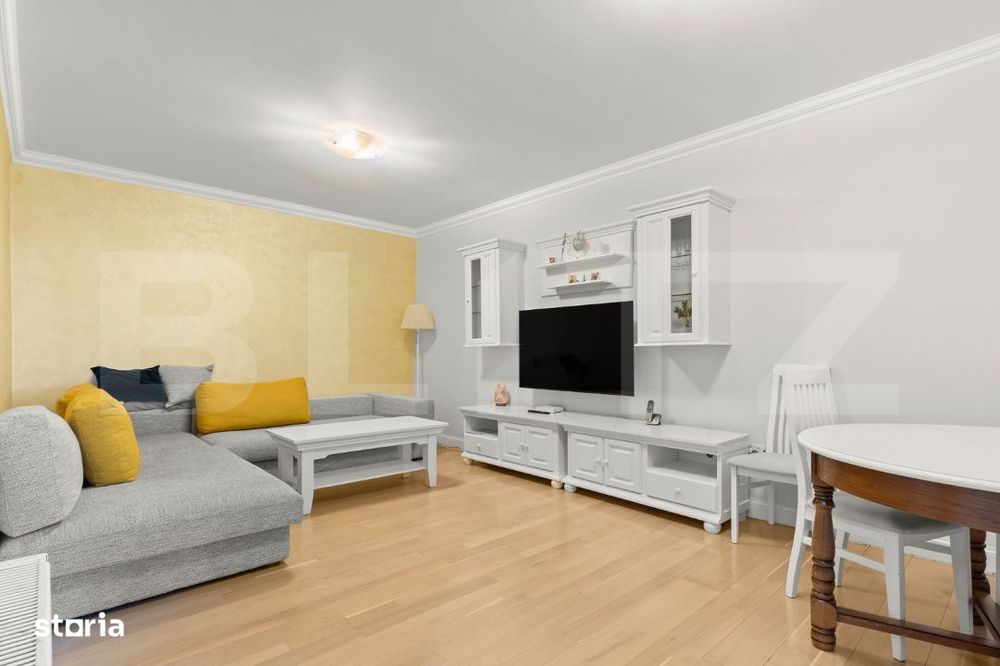 Apartament, 66 mp, mobilat utilat, terasa 11 mp, zona Centrala — fotografia 1