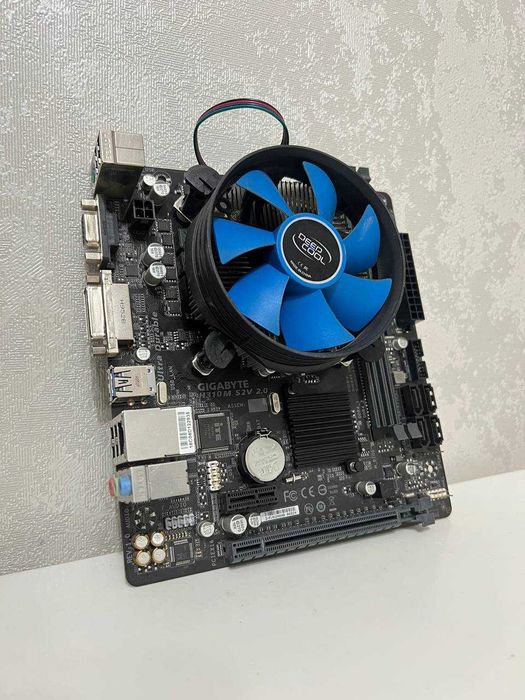 Комплект Core i3-9100F + Gigabyte H310M S2V + кулер Deepcool
