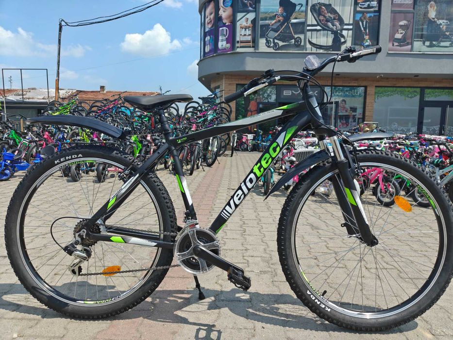 PA Алуминиев велосипед 27.5" PRO зелен