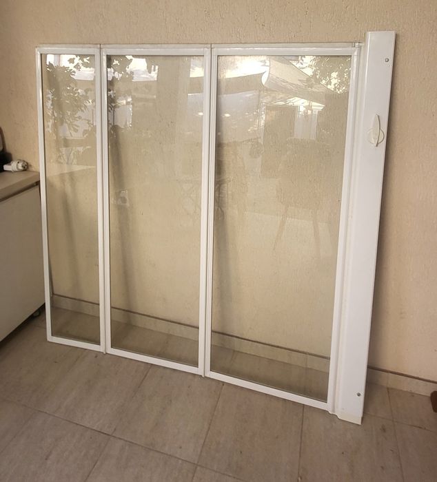 Paravan cada pliabil sticla DuschoLux 140x140