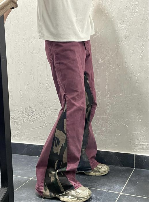 Flared pants camo