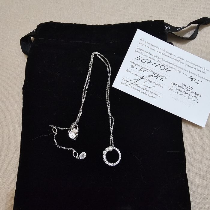 Колие Swarovski - Matrix Pearl Pendant