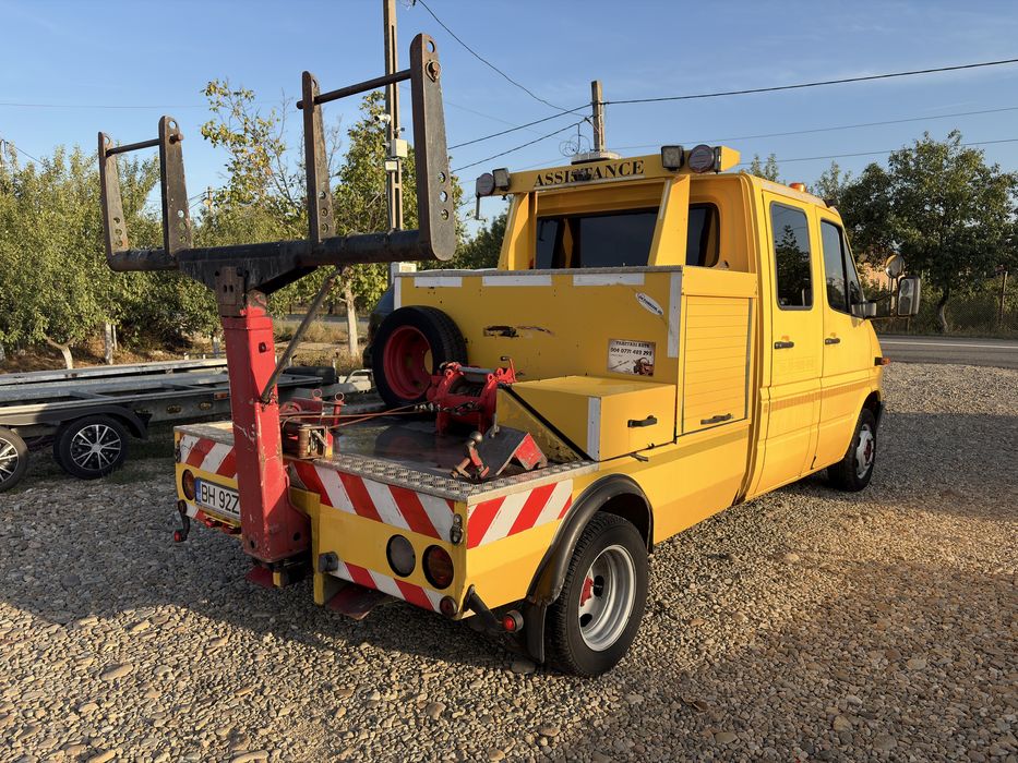 Recuperator, furculita, SG 24, furca, tractari auto, trailer, categoria B, 3.5 Tone, Sprinter, furca si troliu hidraulic, 2.9 TD, 122 Cai