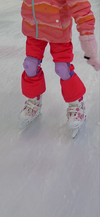 Patine copii Roces White/Pink marimea 26-29 Reglabile