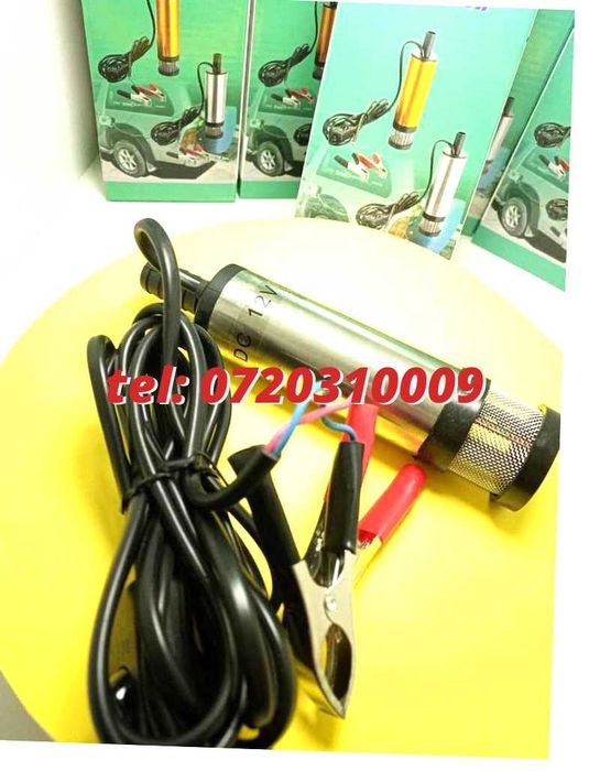 Pompa Submersibila Pt Ulei 12V / 230V 38Mm 19mm cablului