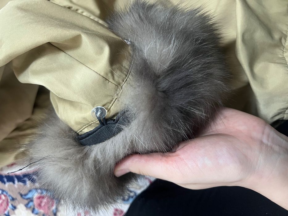 Парка с натуральным мехом