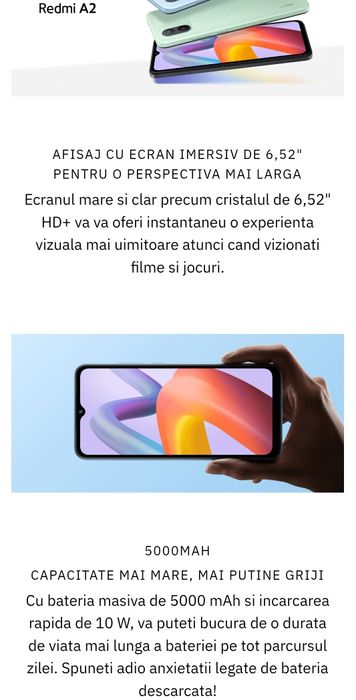 Telefon nou Xiaomi Redmi 2A