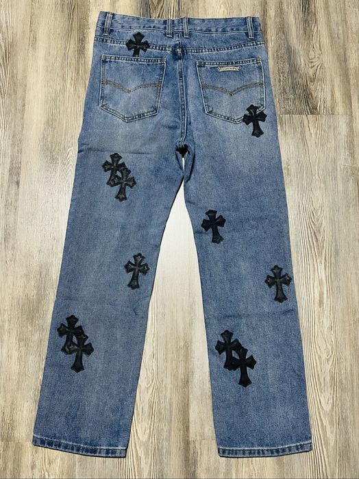 Blugi Chrome Hearts Flared Unisex