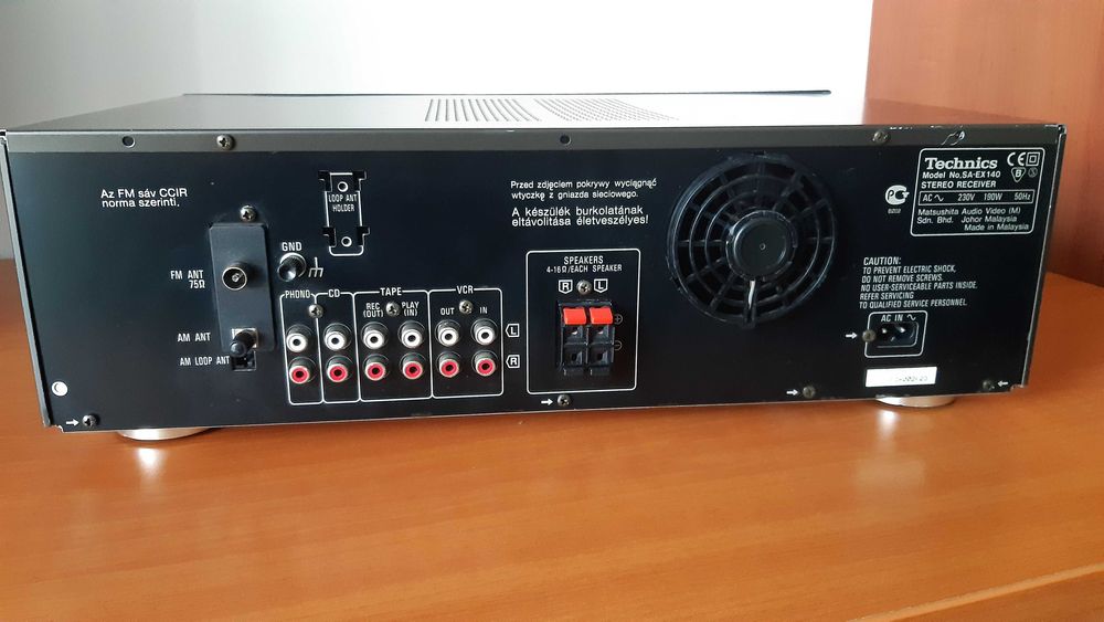 Technics Line, deck dublu RS TR 373, receiver SA-EX140, cd player SL-PG390 cu telecomanda originala