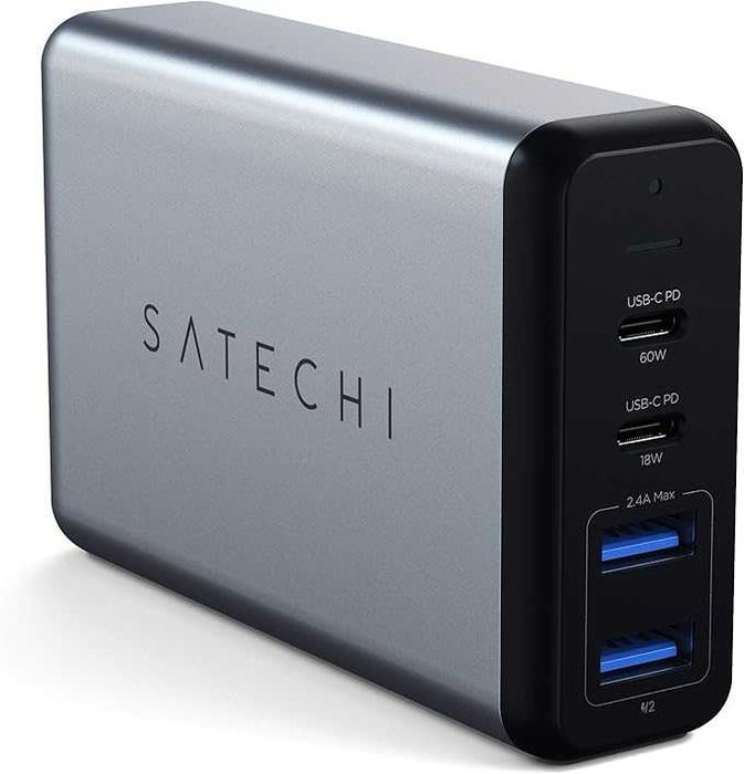 Сетевое зарядное устройство Satechi 75W Dual USB-C PD