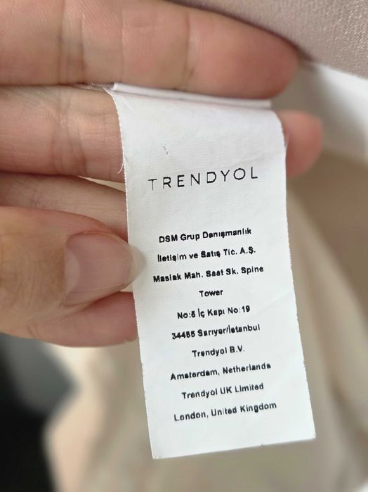 Светло розов костюм Trendyol