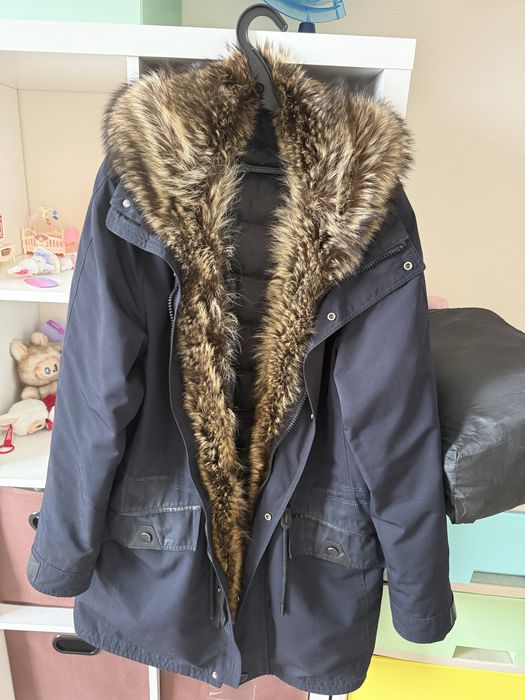 Мужская парка с капюшоном