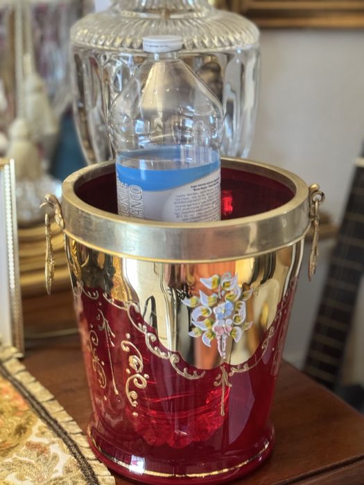 Set  cupe Murano  aurit 24tk