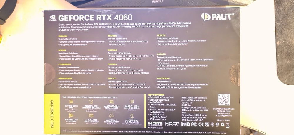 Видеокарта RTX4060