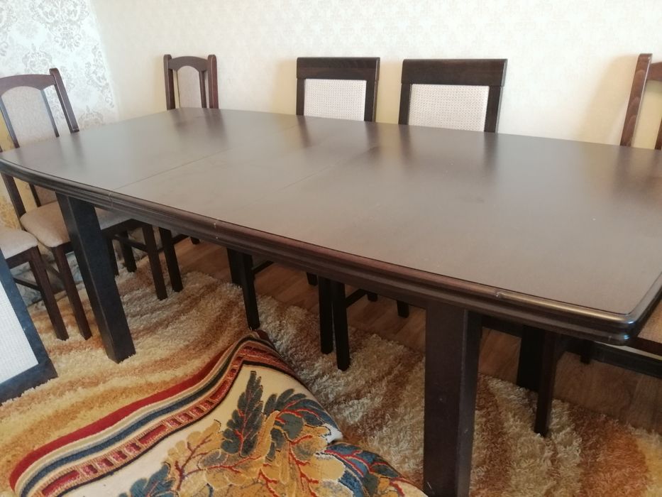 Стол 2 метровая со стульями