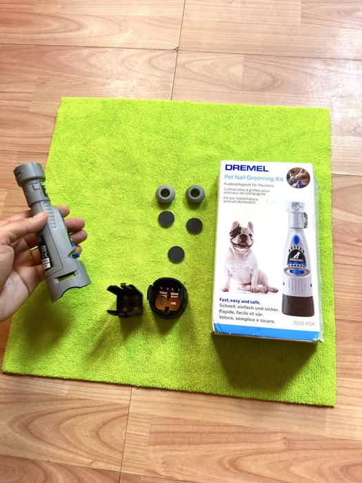 Kit pet nail grinder pet grooming dispozitiv unghii câini accesorii Dremel 7020 Bosch with AA batteries