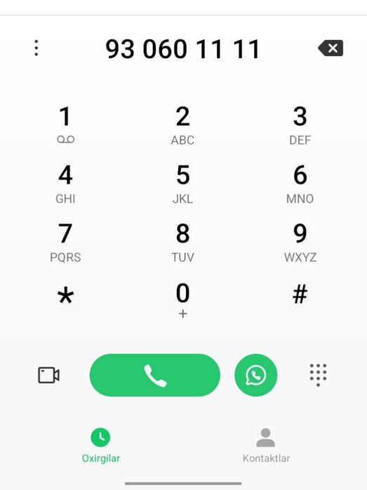 Ucell nomer sotiladi 1111