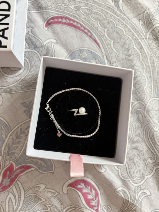 Set Pandora original inel + brățară