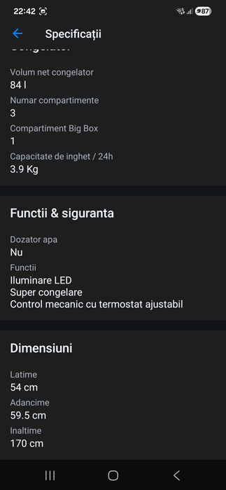 Combina frigorifica Heinner