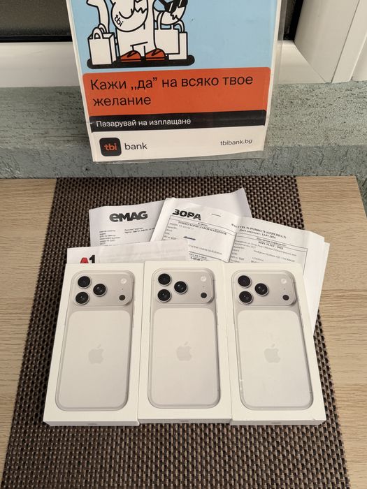 НОВ! 256Gb *ЛИЗИНГ* iPhone 17 Pro Silver 24М ГАРАНЦИЯ