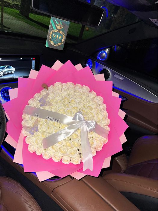 Buchet de flori din sapun