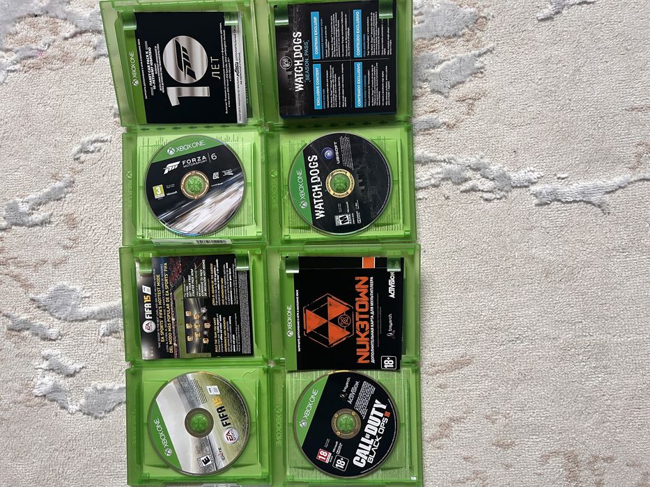 Диски xbox и катридды nintendo switch