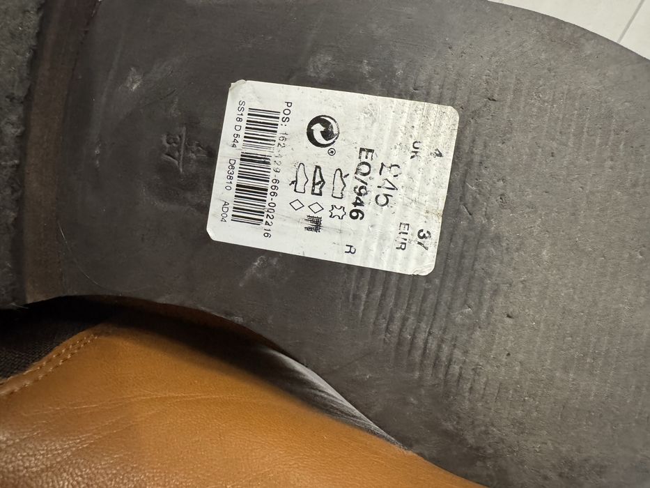 Ghete maro din piele naturala