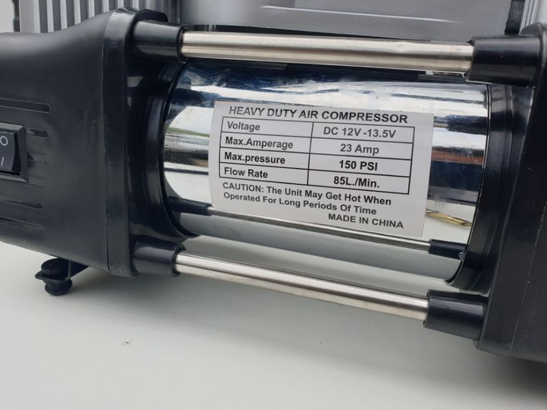 Compresor auto metalic cilindru dublu 12v