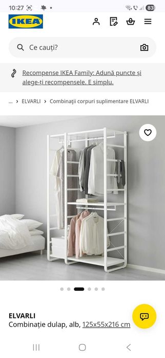 Dulap, alb Ikea dressing