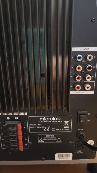 Microlab 5.1 X5 ll с крепежами, акустика, аудиосистема