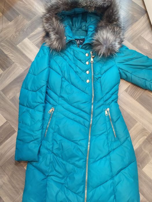 Пуховик куртка мех
