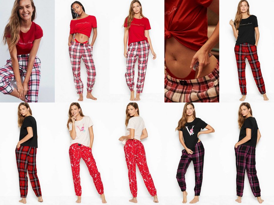 NOU! Pijamale bumbac / satinate, lenjerie de noapte Victoria's Secret