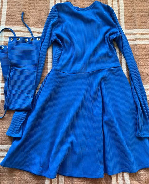 Продам платье,синяя расцветка