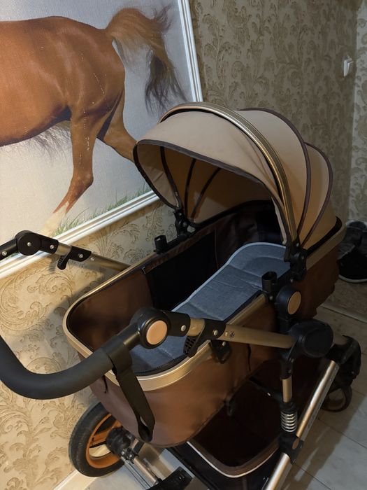 коляска коричневый