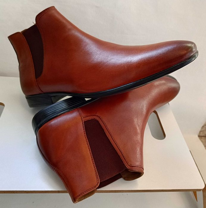 Ghete chelsea 45 plain toe premium ALDO NOI piele naturala moale